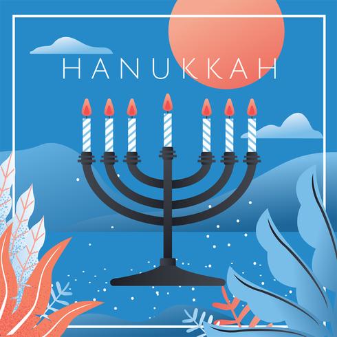 hanukkah vector ontwerp