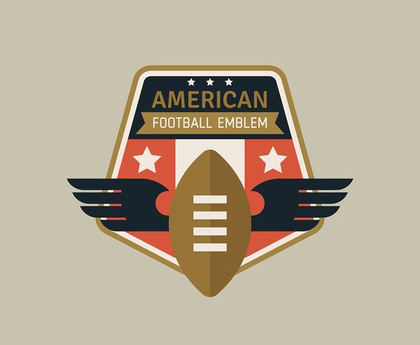 American Football-emblemen vector