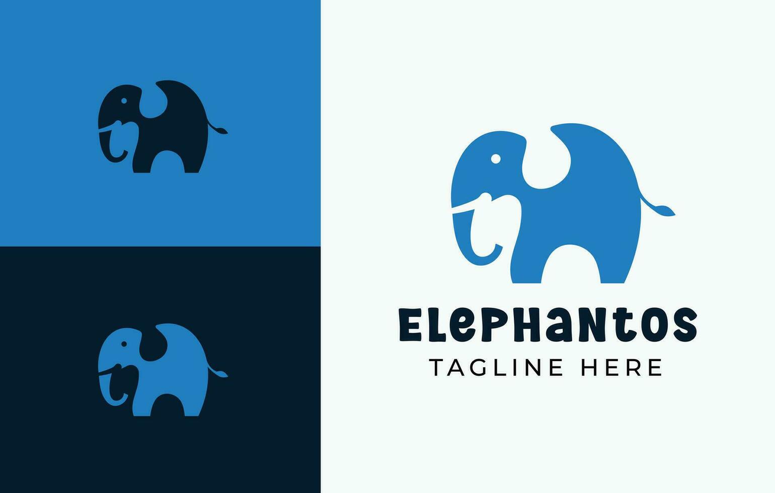 olifant logo sjabloon voor bedrijf vector