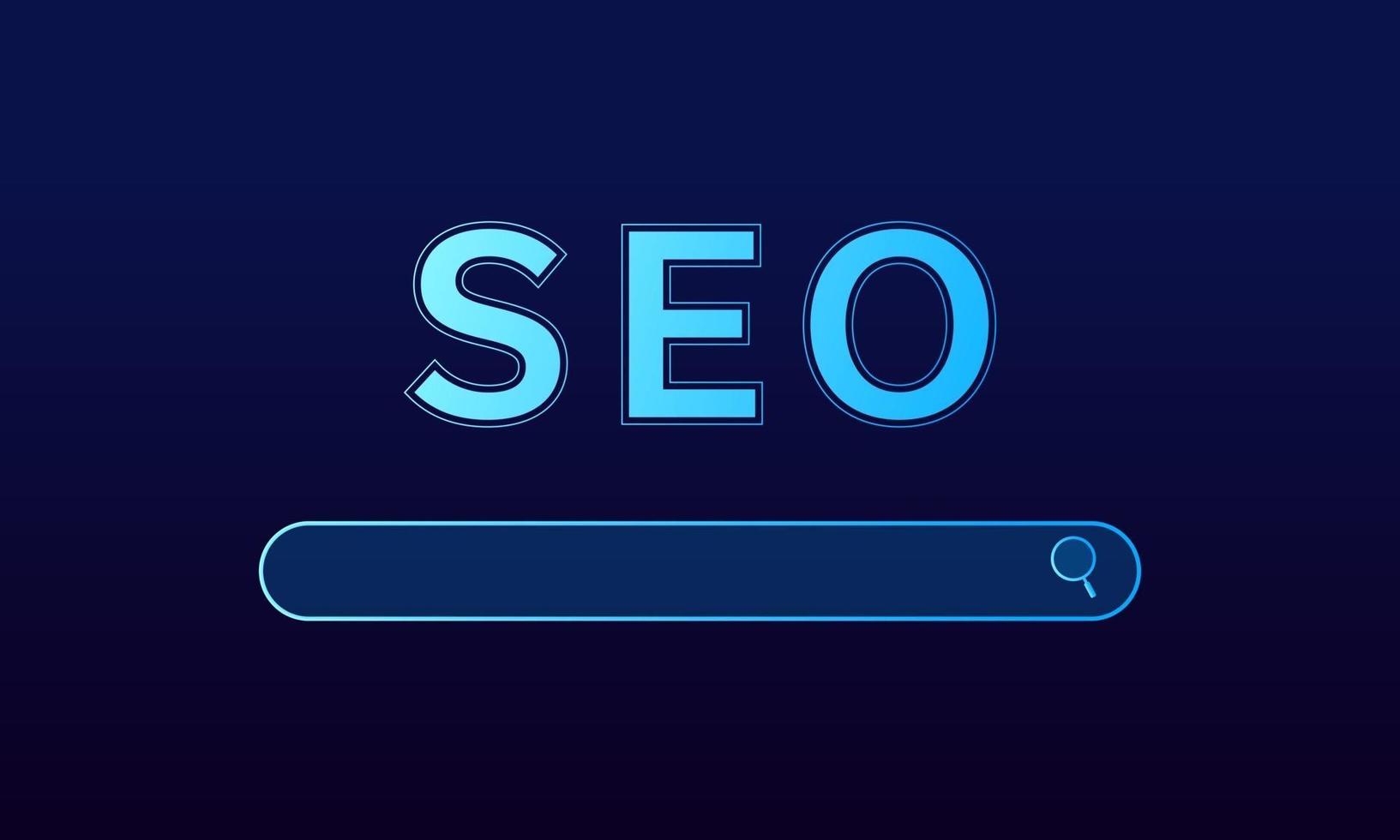 seo-concept, zoekmachineoptimalisatie, marketing ranking website, browse-concept vector