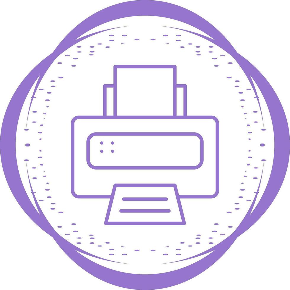 printer vector pictogram