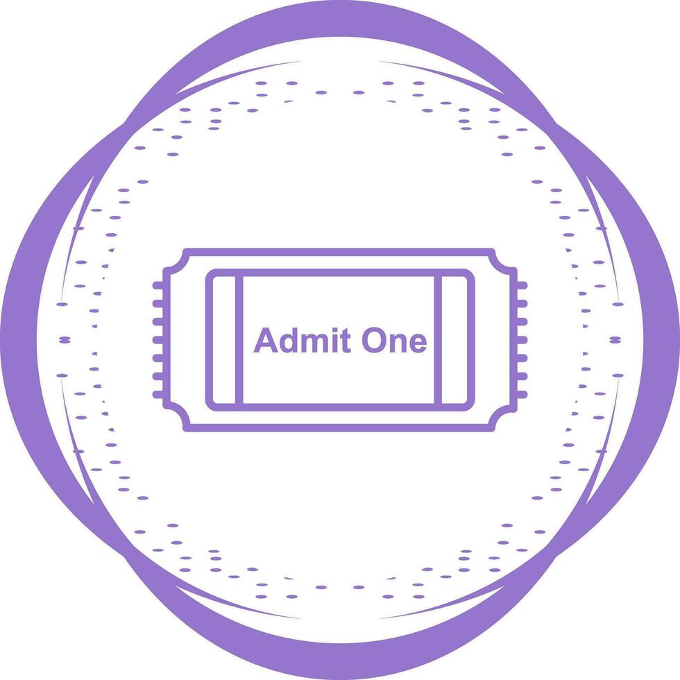 film ticket vector icoon