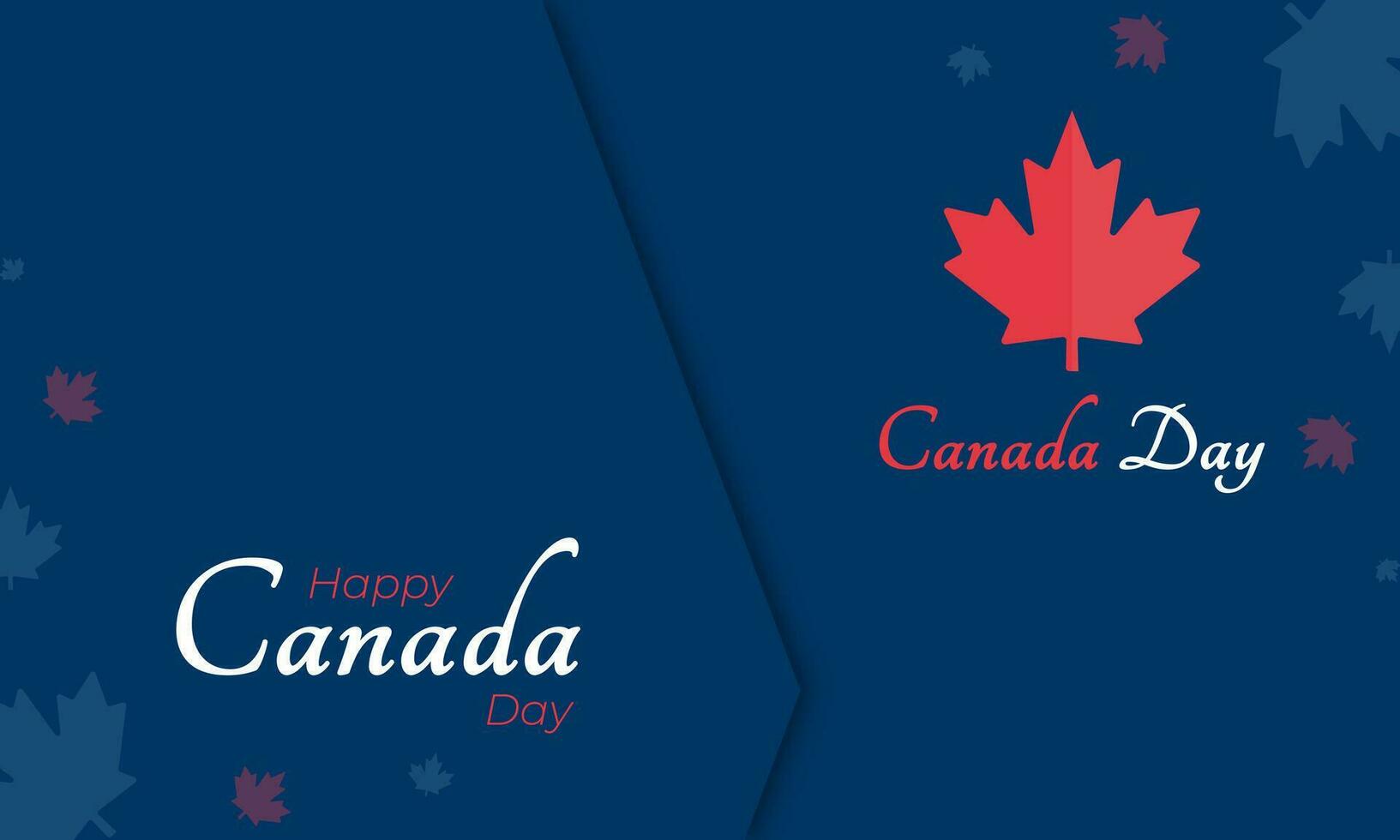 gelukkig Canada dag achtergrond of banier ontwerp voor Canada onafhankelijkheid dag vector