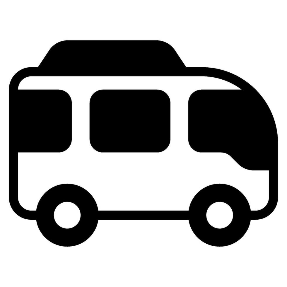 stad tour bus pictogrammen vector