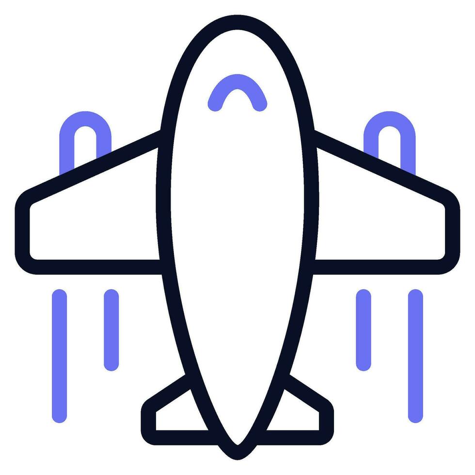 vliegtuig vertrek pictogrammen vector