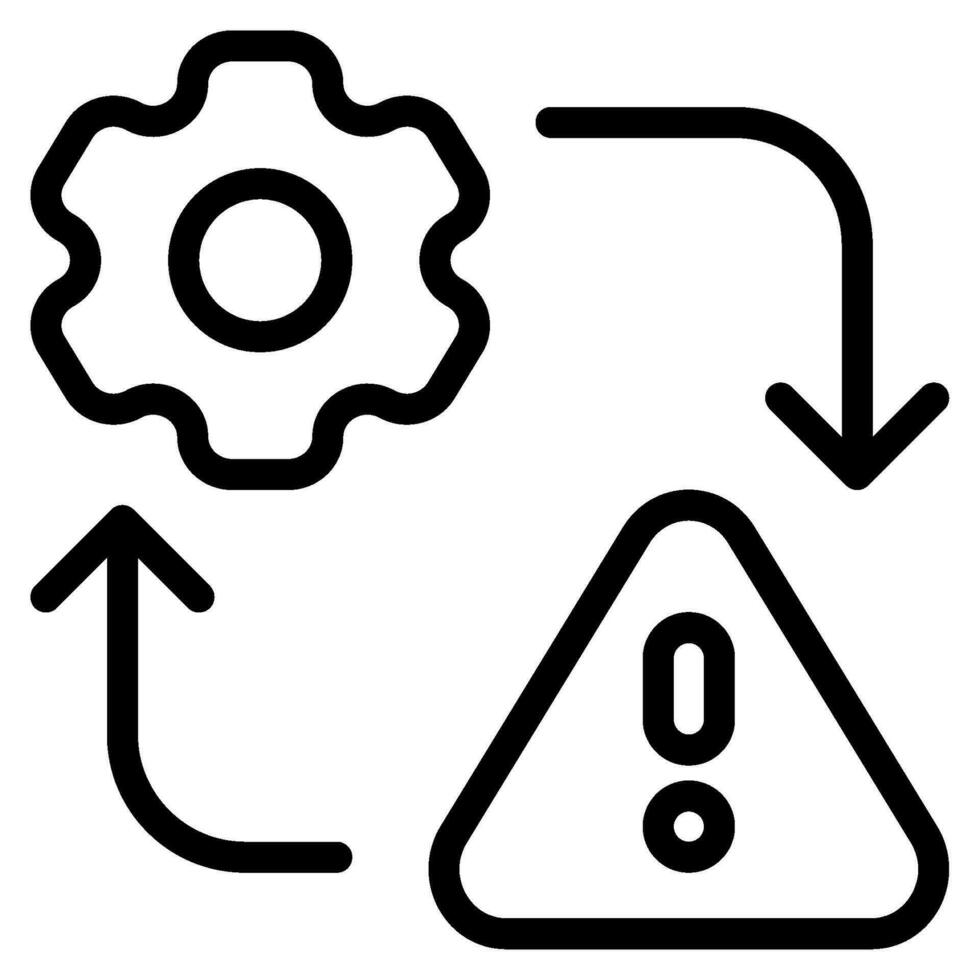 pictogram risicobeheer vector