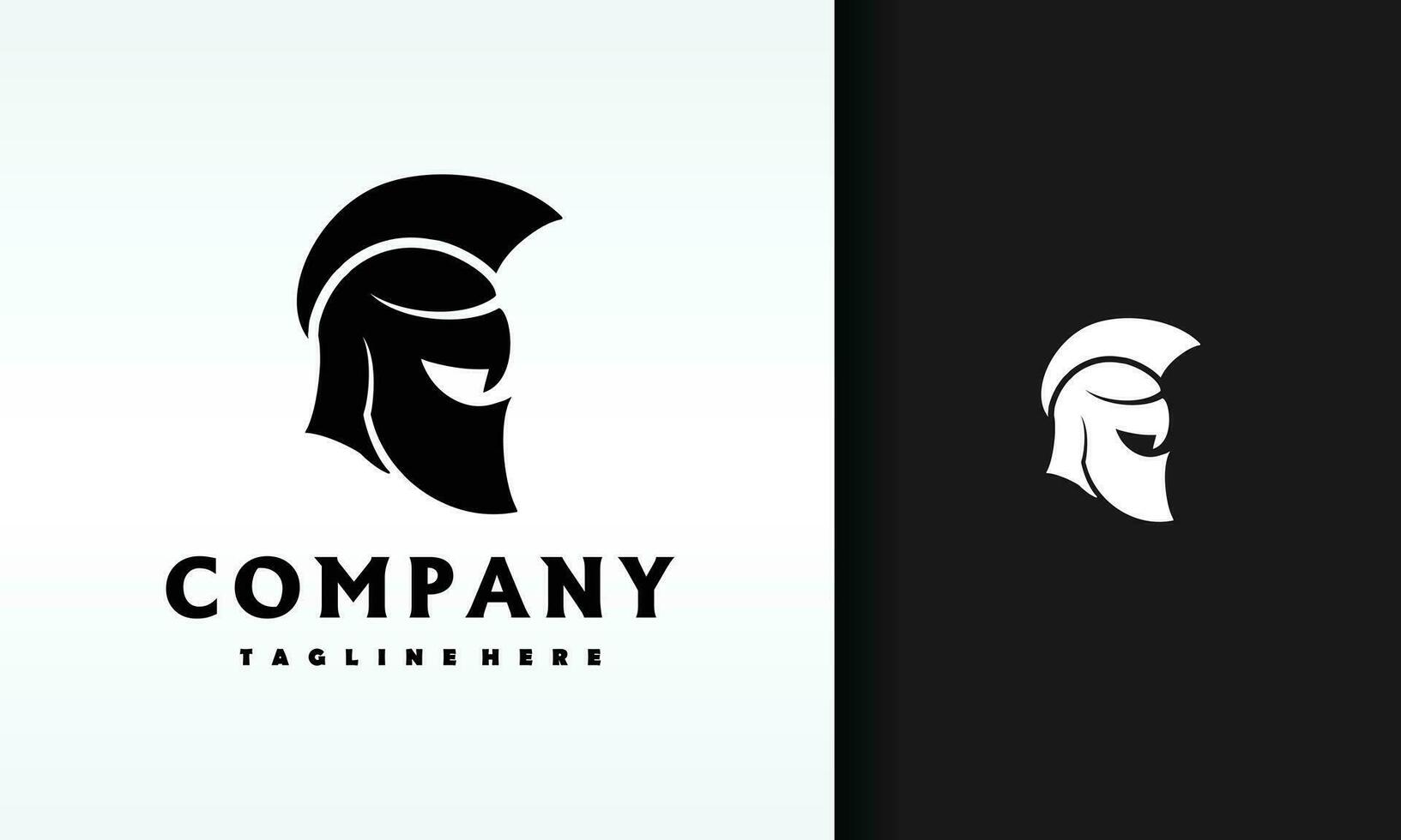 helm spartaans logo vector
