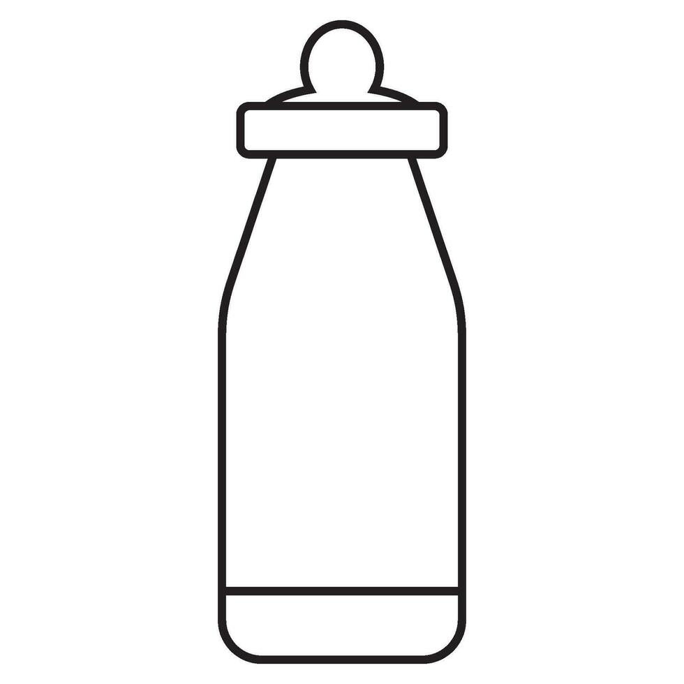 melk fles pictogram vector