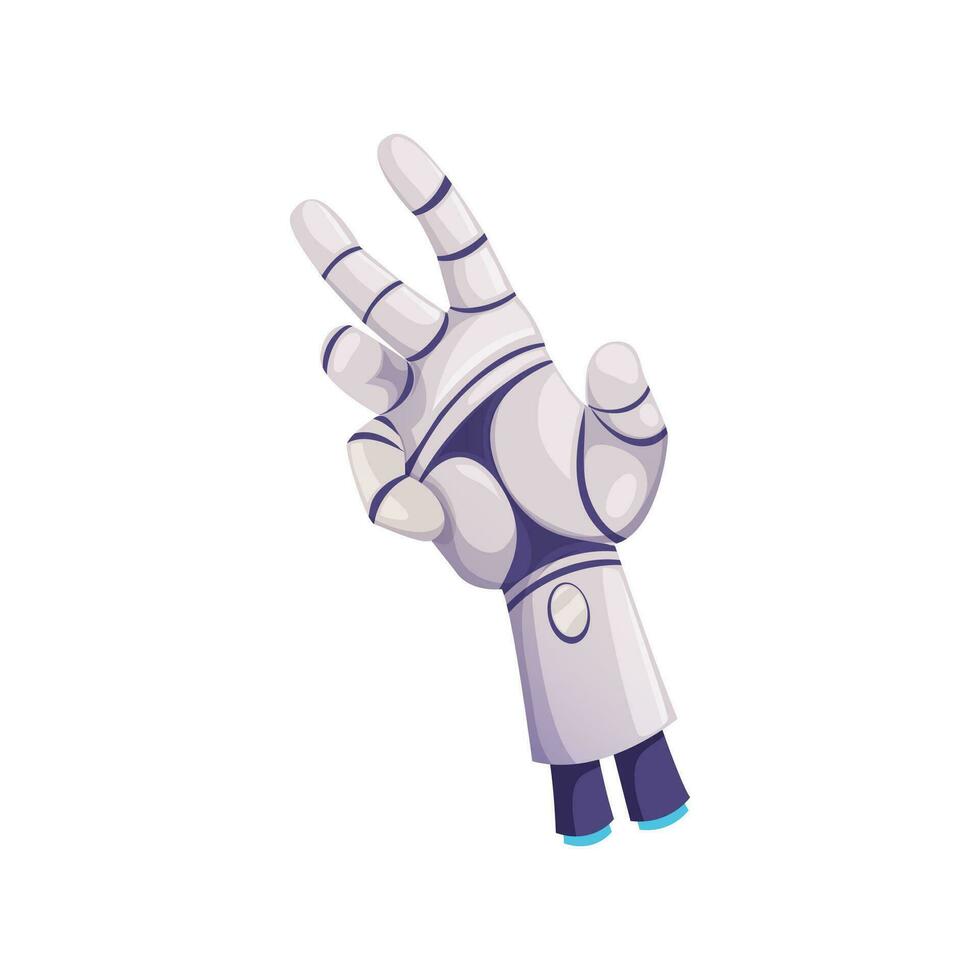 cyborg hand- robot droid mechanisch prothese vector