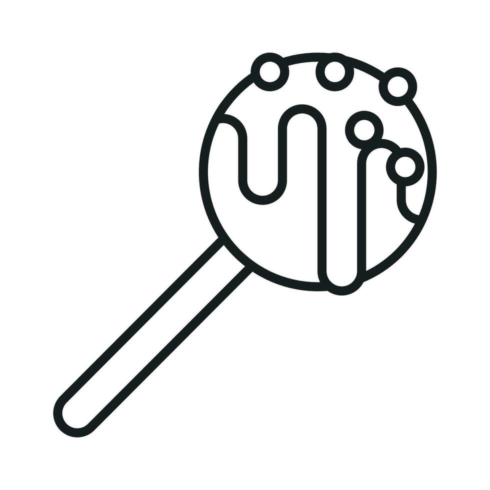 een icoon van lolly, vector van banketbakkerij item in modern ontwerp stijl