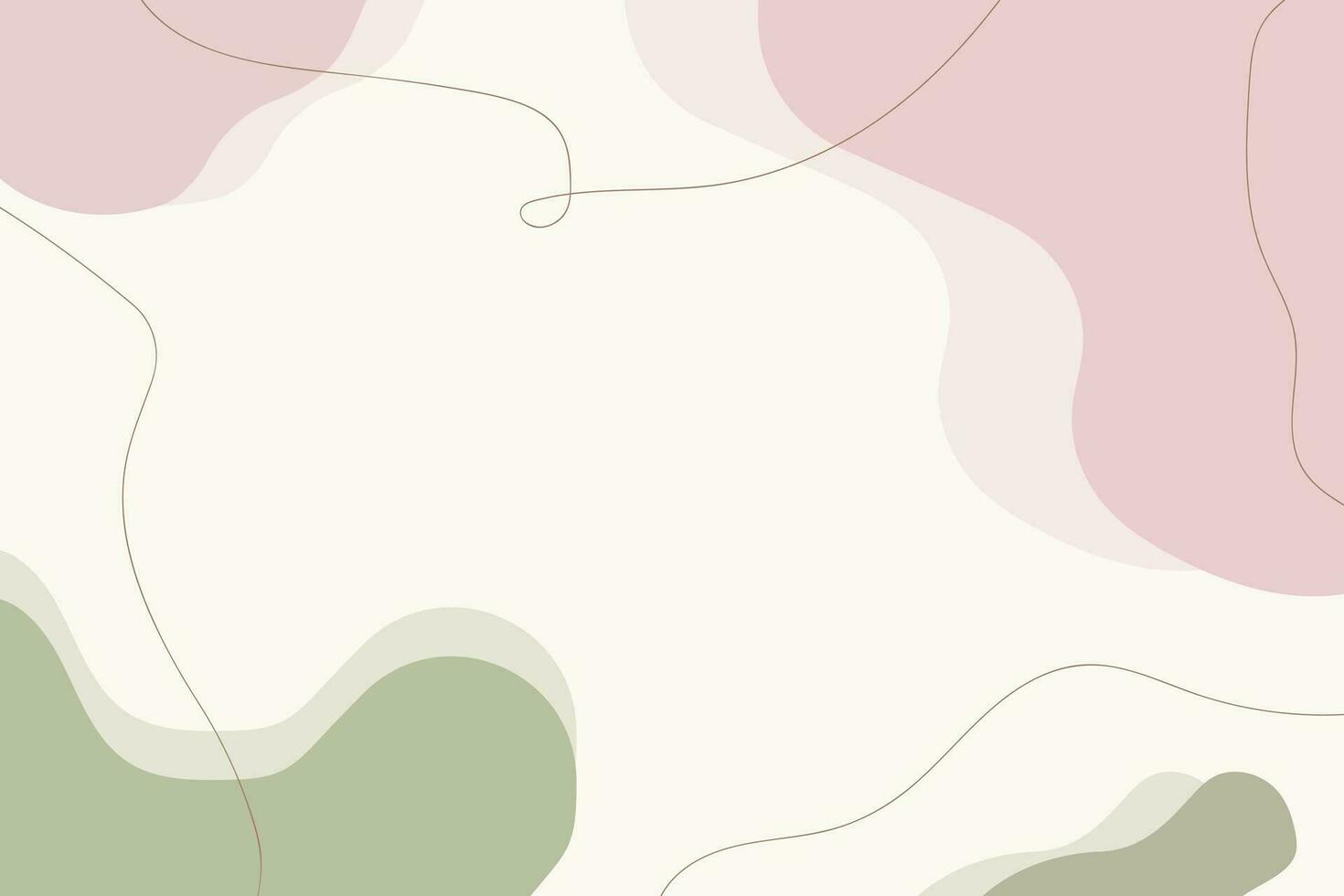 abstract hand- getrokken Golf achtergrond pastel kleur met lijn vector