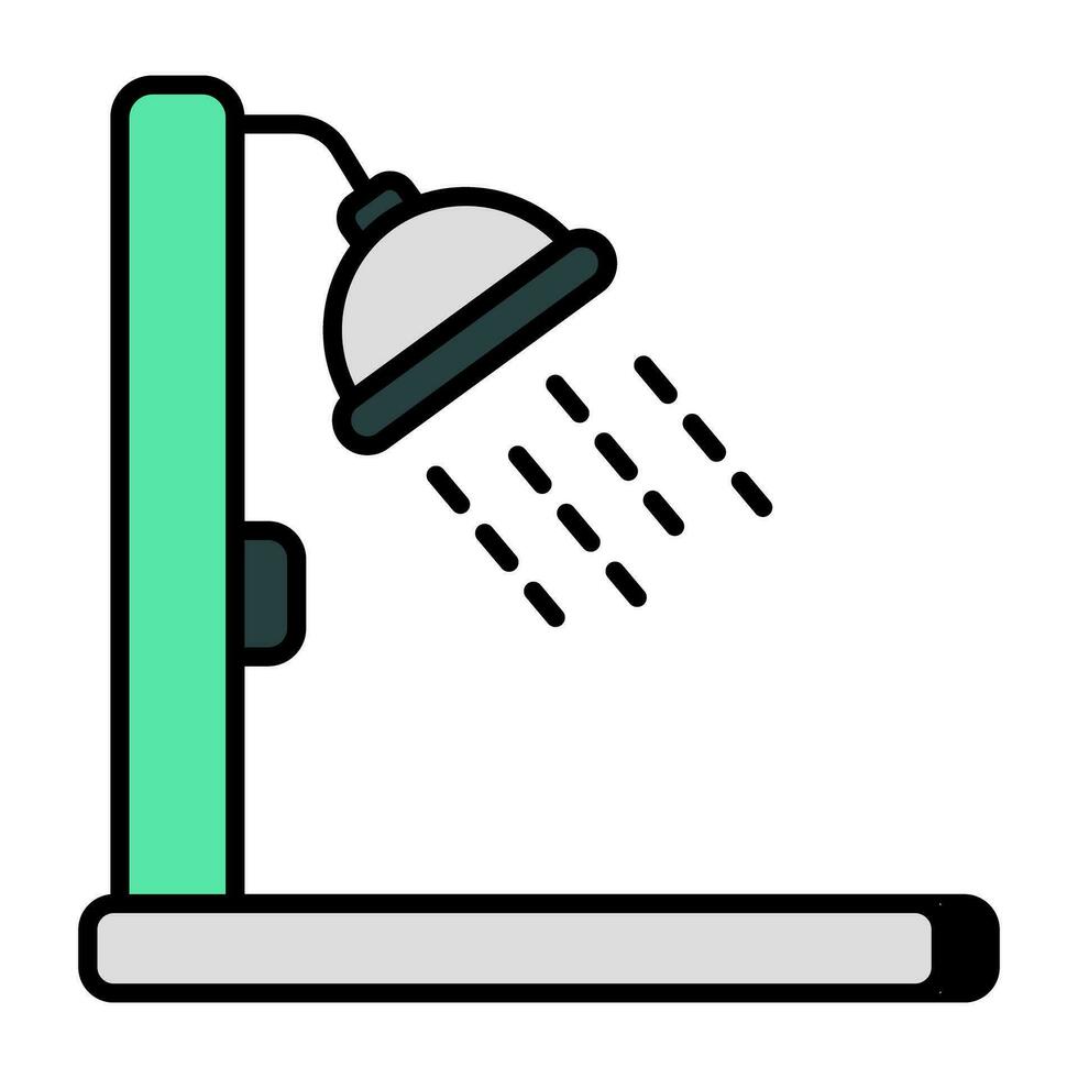 uniek design icoon van shower vector