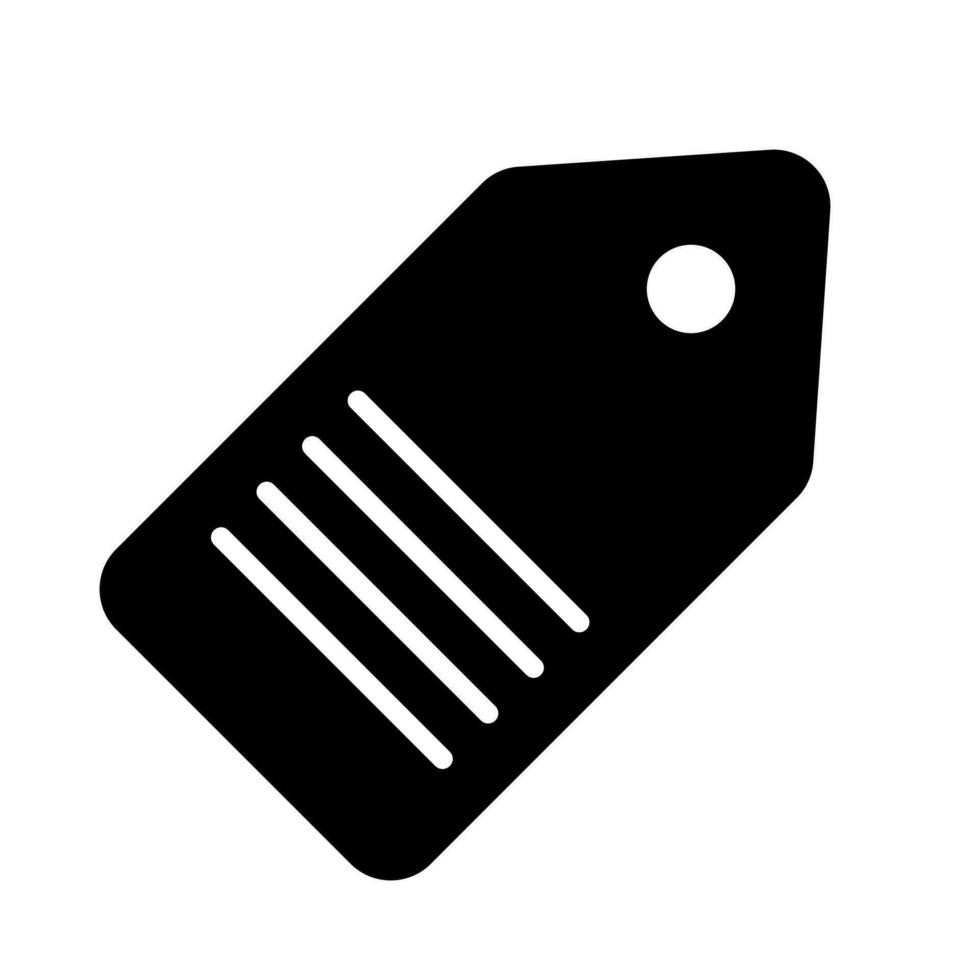 label silhouet icoon vector