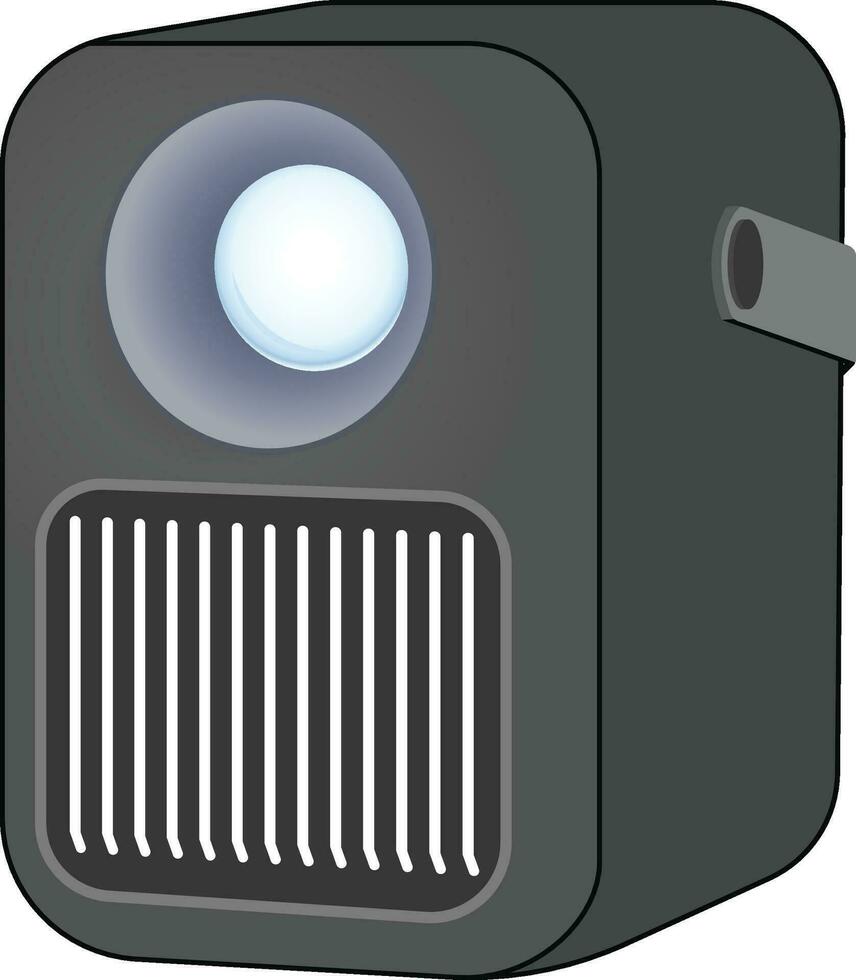 Wifi bt portable projector illustratie vector beeld