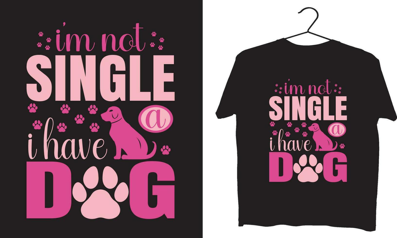 honden t-shirt ontwerp vector