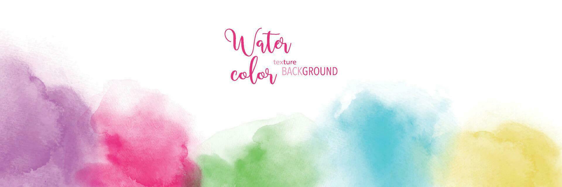abstract hand- geschilderd kleurrijk waterverf vector