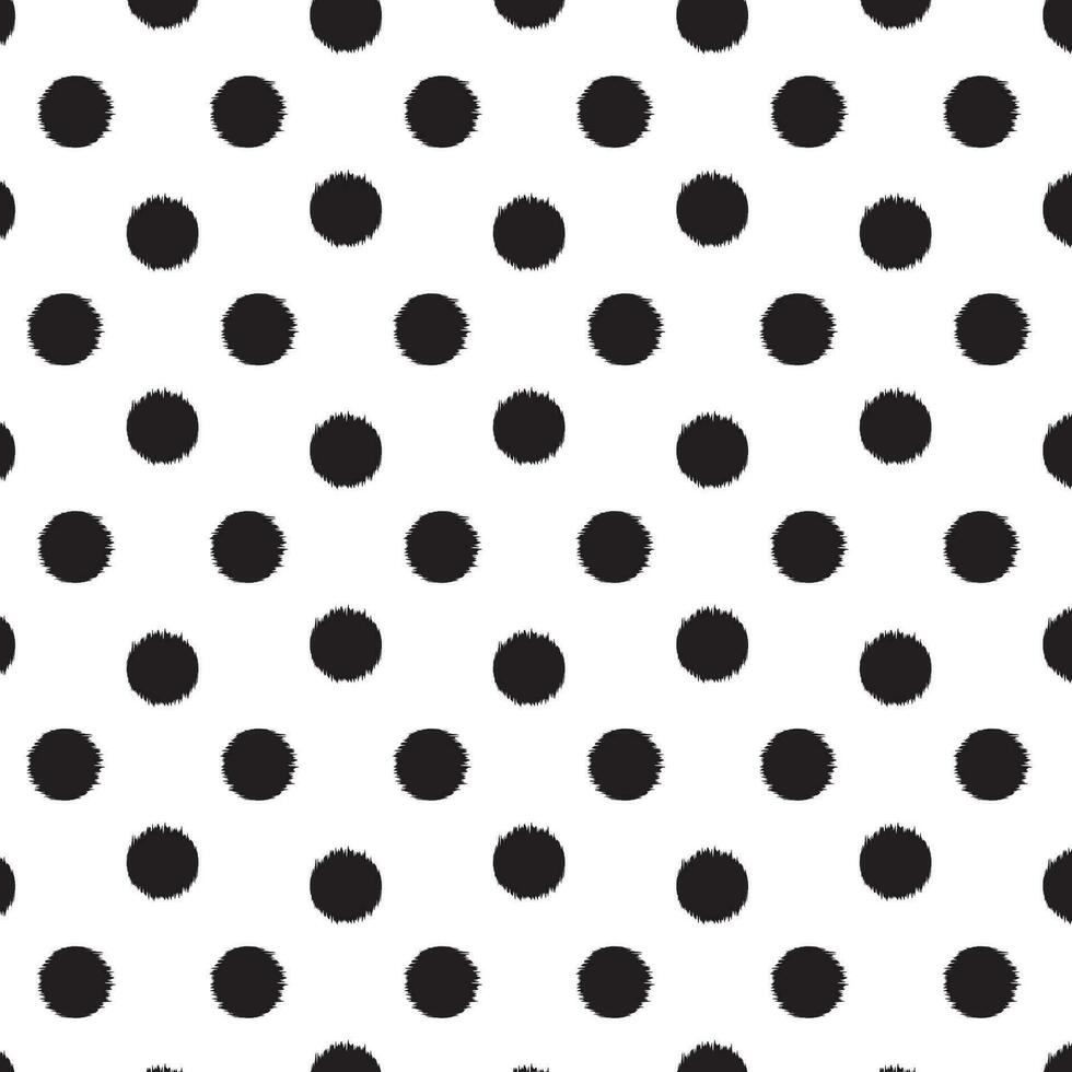 polka punt patroon naadloos structuur abstract achtergrond modern ontwerp zwart en cirkel vector illustratie