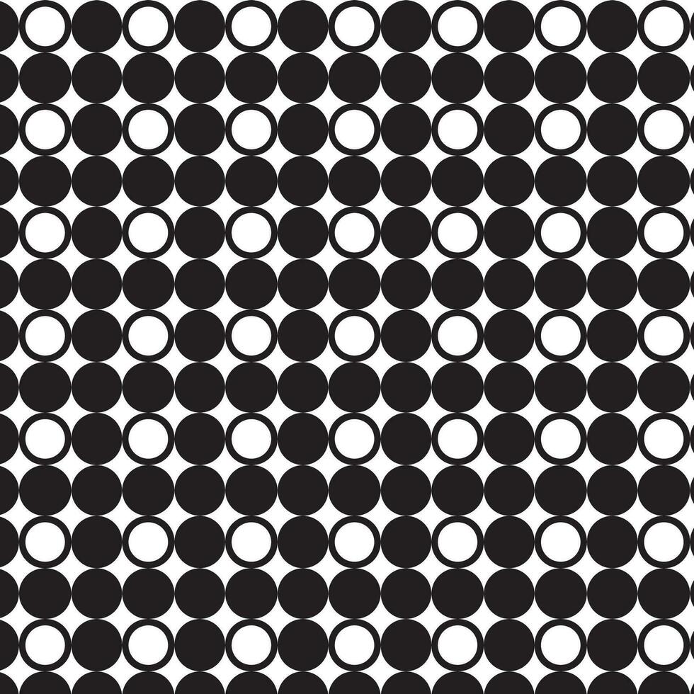 polka punt patroon naadloos structuur abstract achtergrond modern ontwerp zwart en cirkel vector illustratie