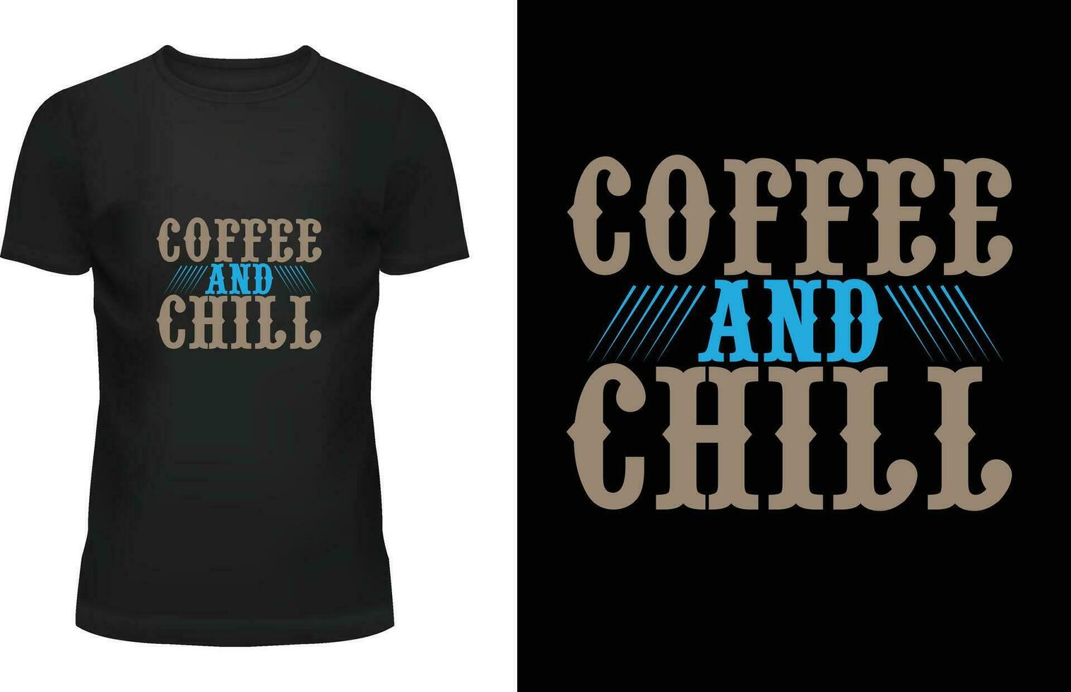 koffie t-shirt ontwerp vector