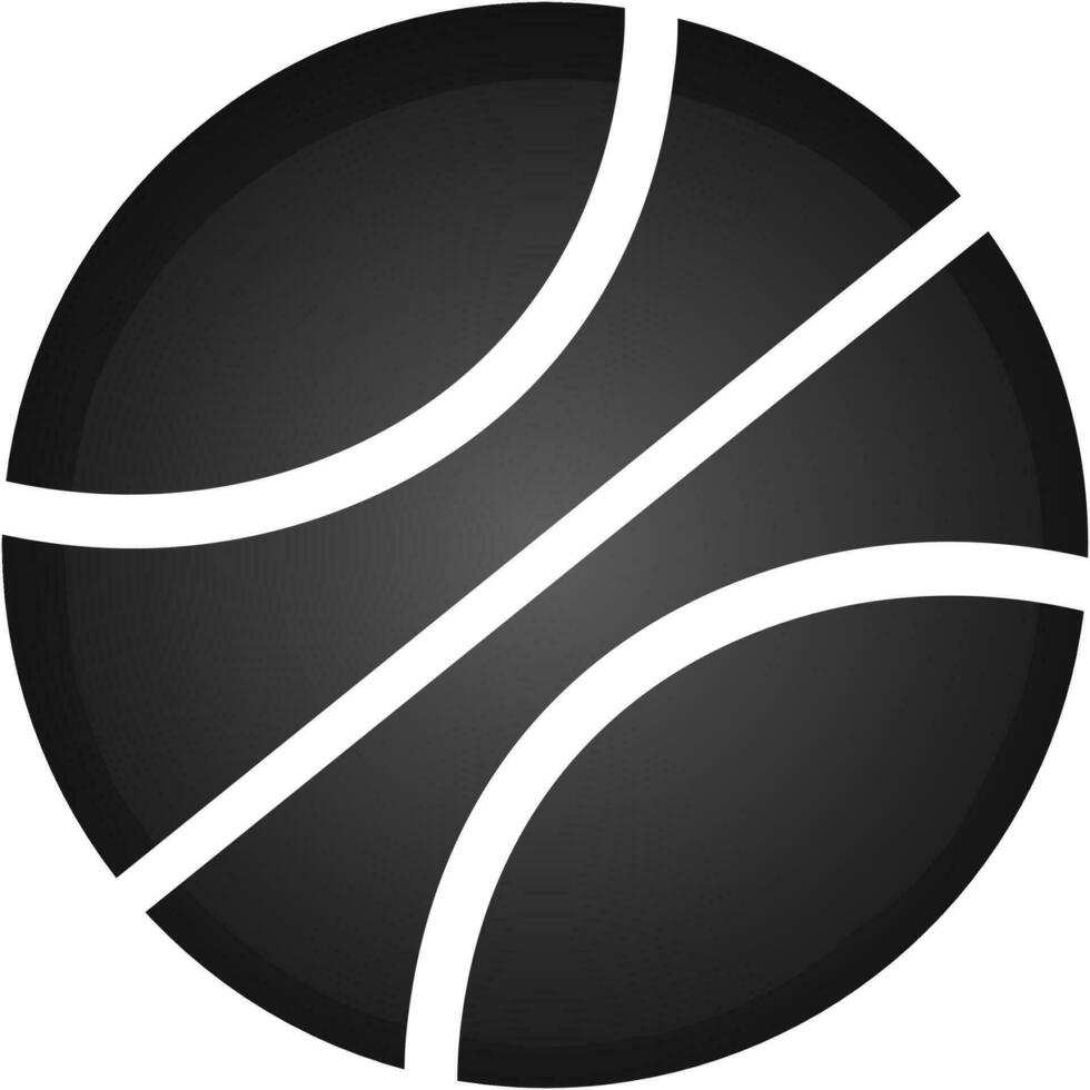 basketbal bal icoon over- wit achtergrond vector illustratie. basketbal bal vorm logo concept, clip art