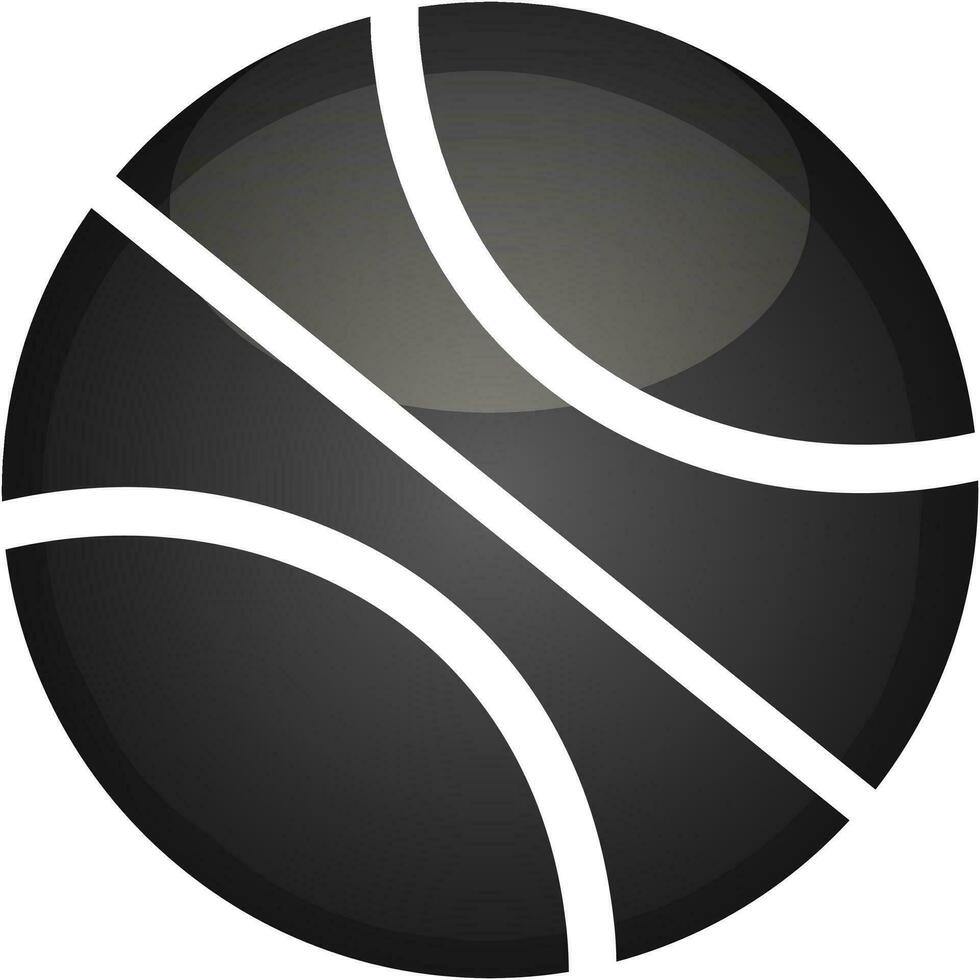 basketbal bal icoon over- wit achtergrond vector illustratie. basketbal bal vorm logo concept, clip art