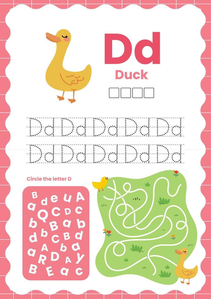 vlak ontwerp vector schattig kleurrijk alfabet leren abc Engels geheugenkaart afdrukbare voor kinderen werkzaamheid