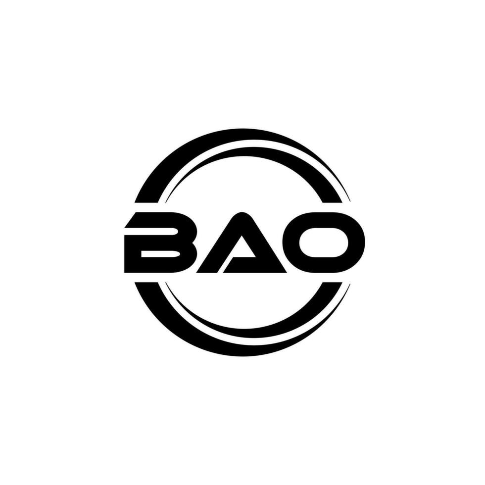 bao brief logo ontwerp in illustratie. vector logo, schoonschrift ontwerpen voor logo, poster, uitnodiging, enz.