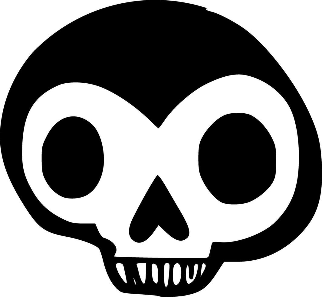 vector illustratie van schedel icoon