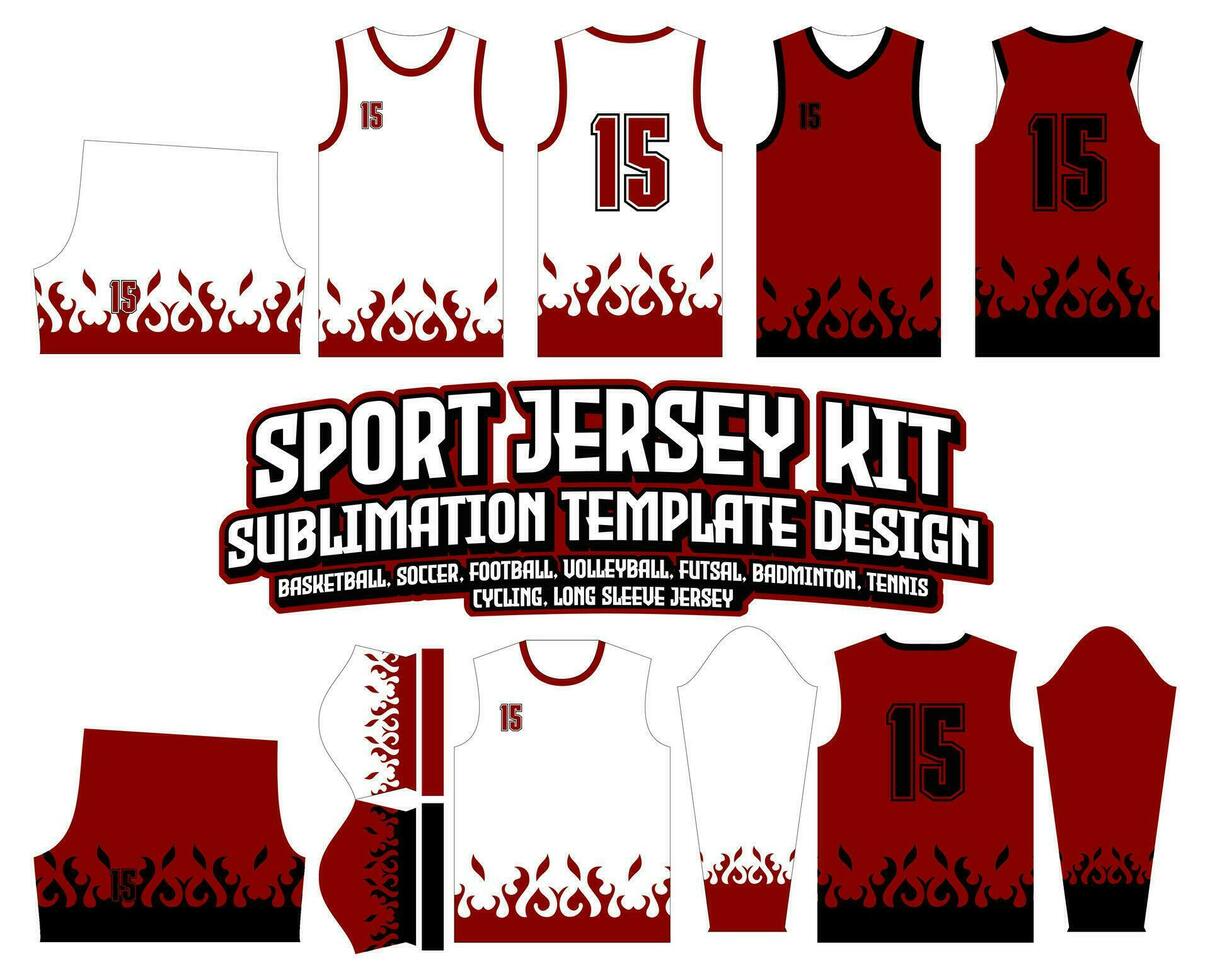 yondaime vlammen Jersey ontwerp sportkleding achtergrond vector