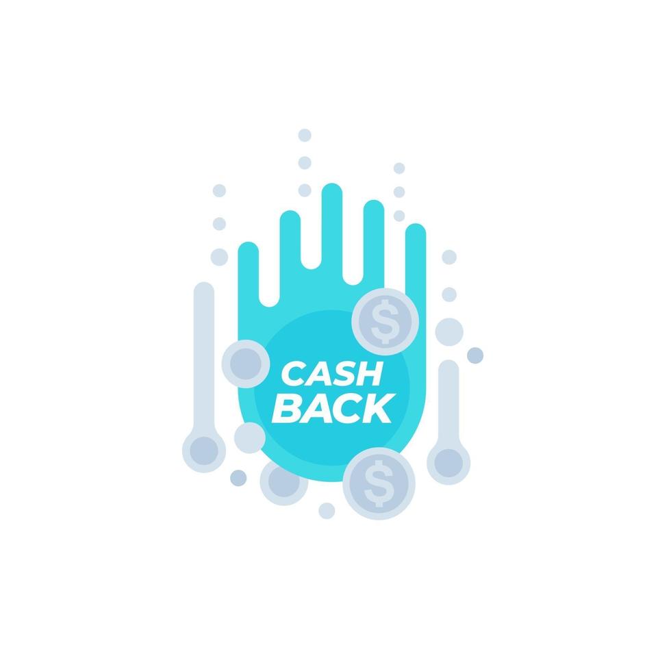 cashback aanbieding vector sticker