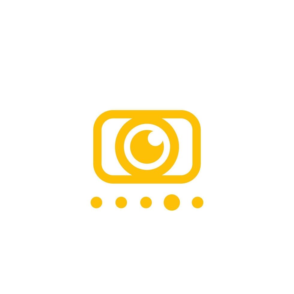 fotografie logo, fotoverwerking vector icon