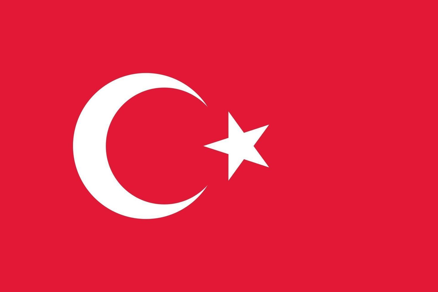 turkije officieel vlag vector