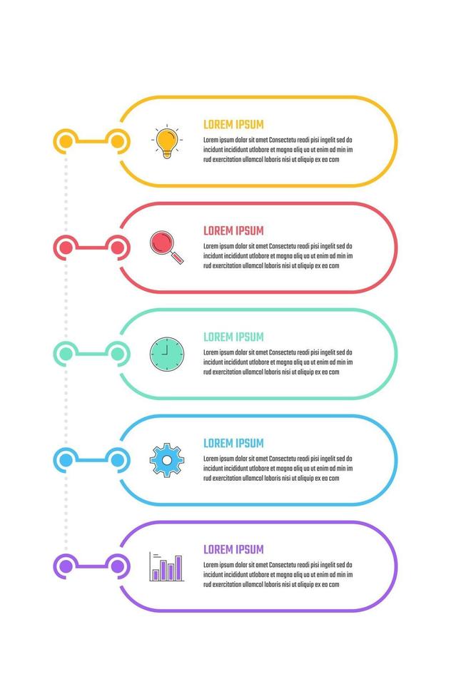 tijdlijn infographic vector ontwerp, sjabloon