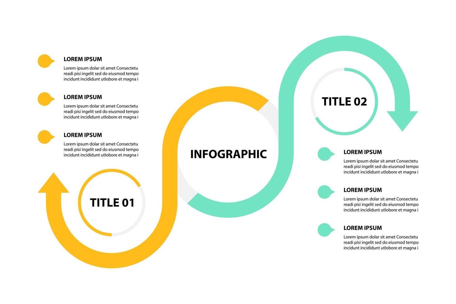 zakelijk infographic ontwerp, vectorillustraties vector