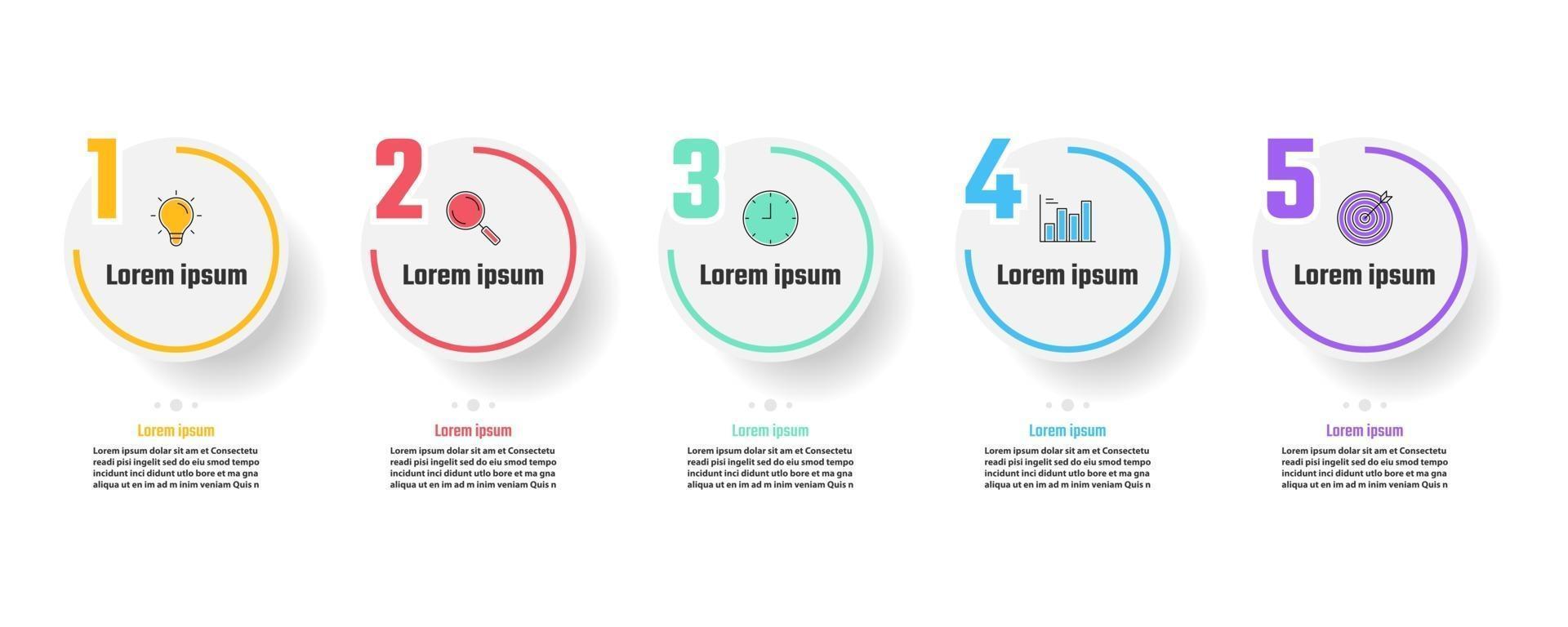 zakelijk infographic ontwerp, vectorillustraties vector