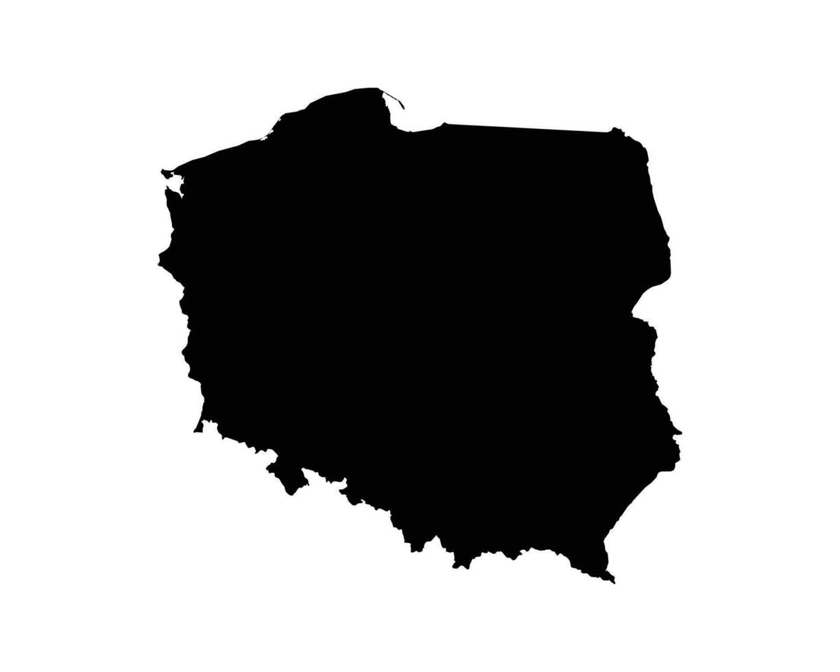 Polen land kaart vector