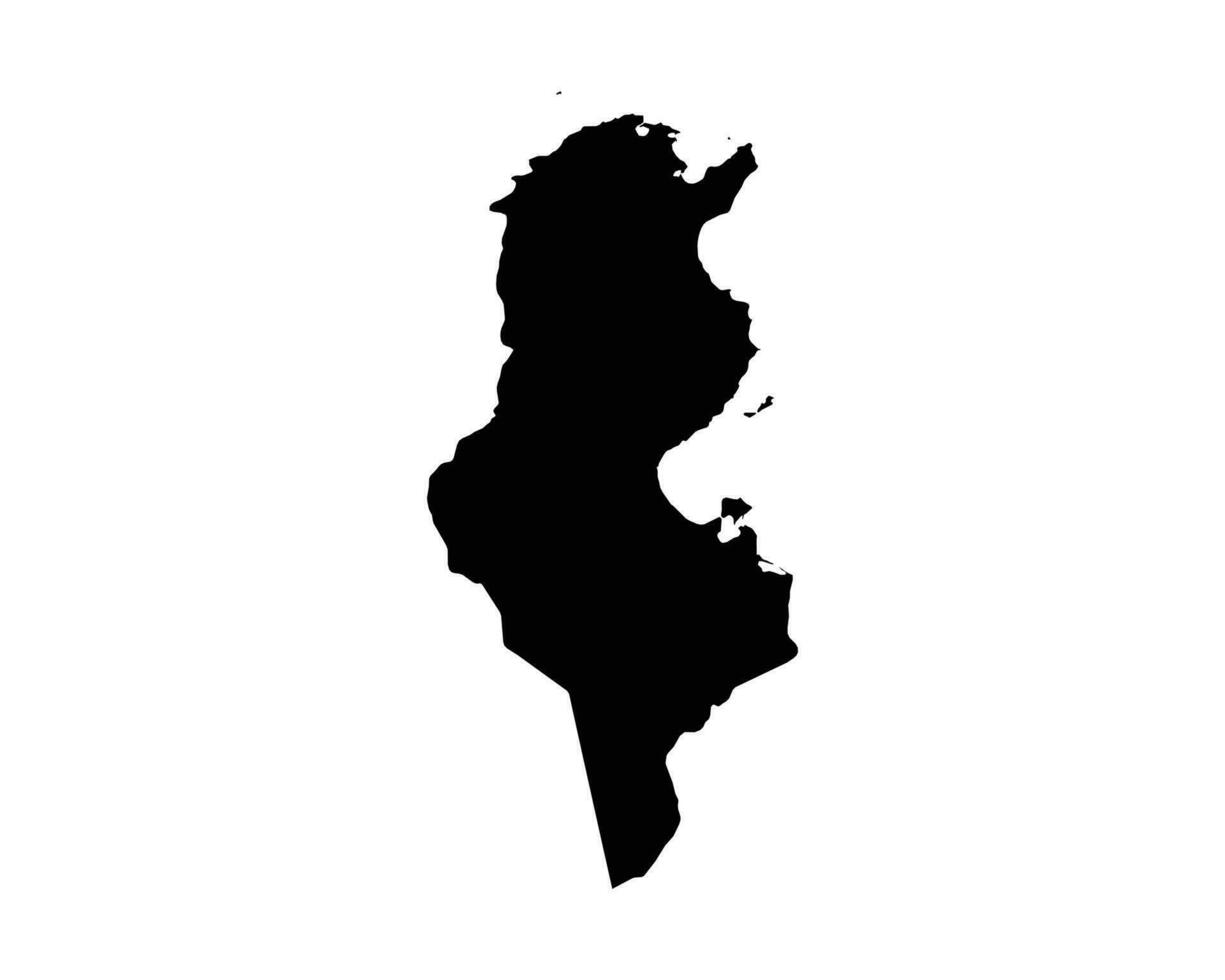 Tunesië land kaart vector