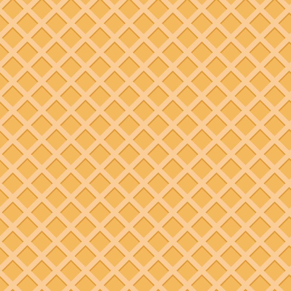 wafel naadloze patroon textuur achtergrond. vector illustratie