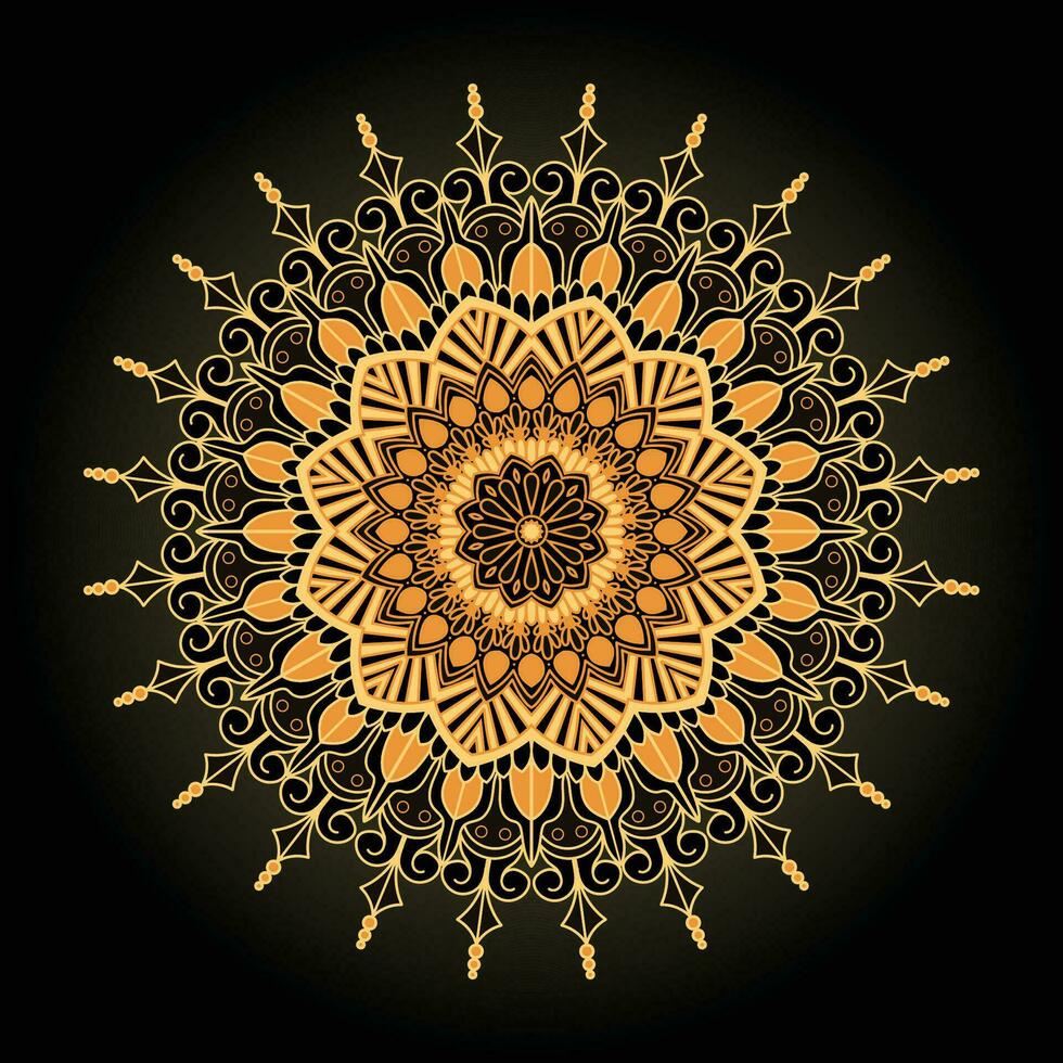 bloemen mandala's. vintage decoratieve elementen. oosters patroon, vectorillustratie. islam, arabisch, indisch, turks, pakistan, chinees, ottomaanse motieven vector