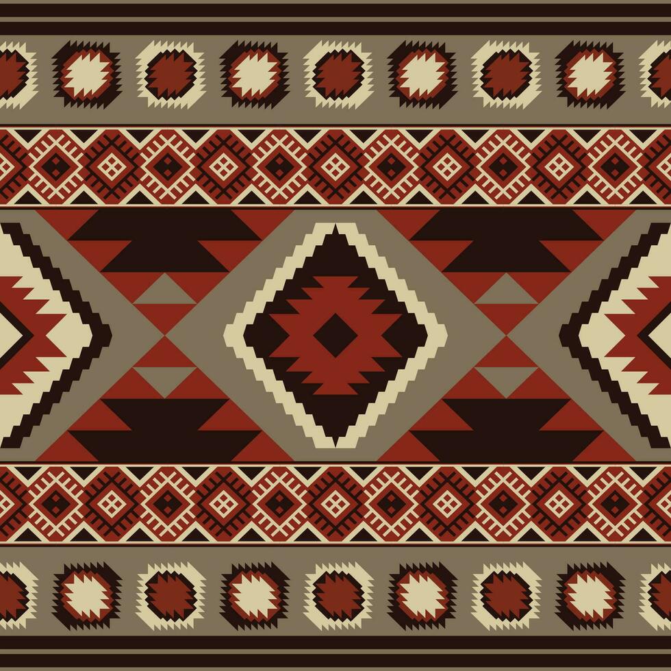 naadloos Navajo afdrukken. aztec invoegen. achtergrond voor elke hipster. gemakkelijk naar verandering kleuren. vector