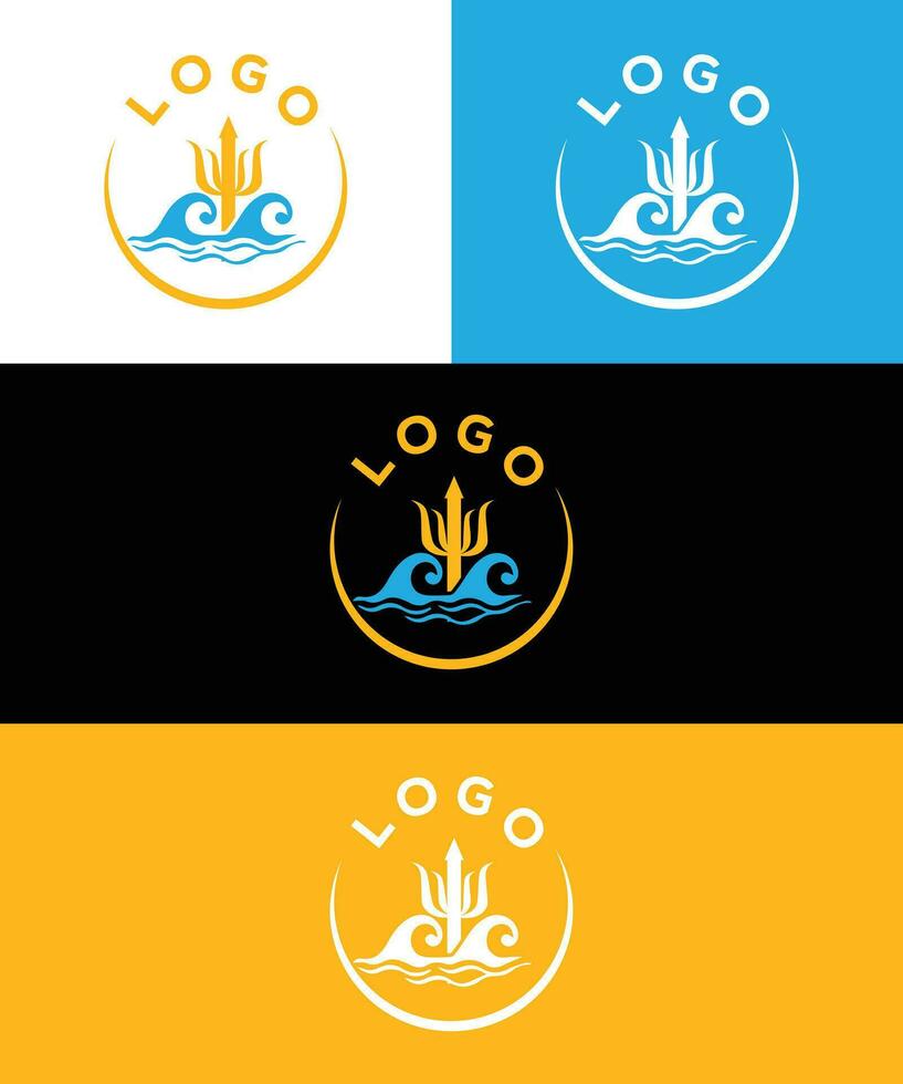 marine logo voorraad illustraties vector