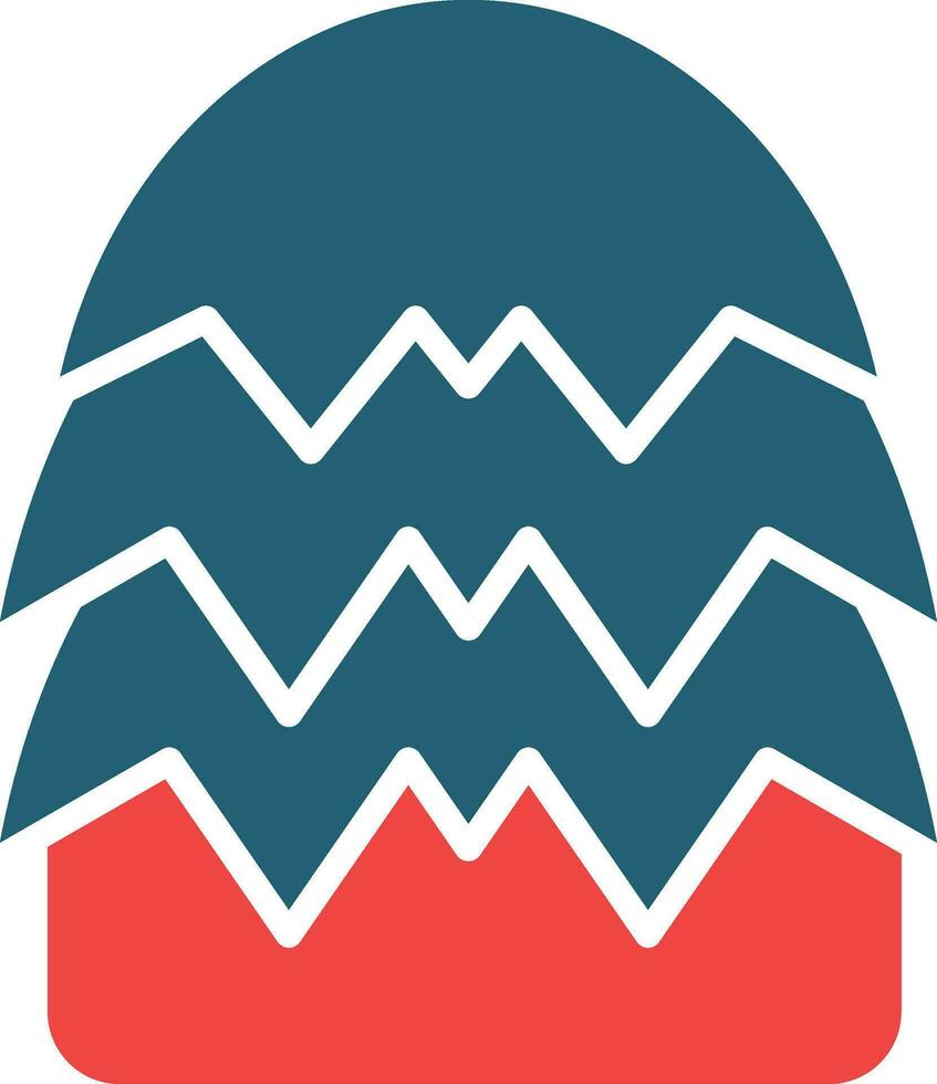 hooiberg glyph twee kleur icoon voor persoonlijk en reclame gebruiken. vector