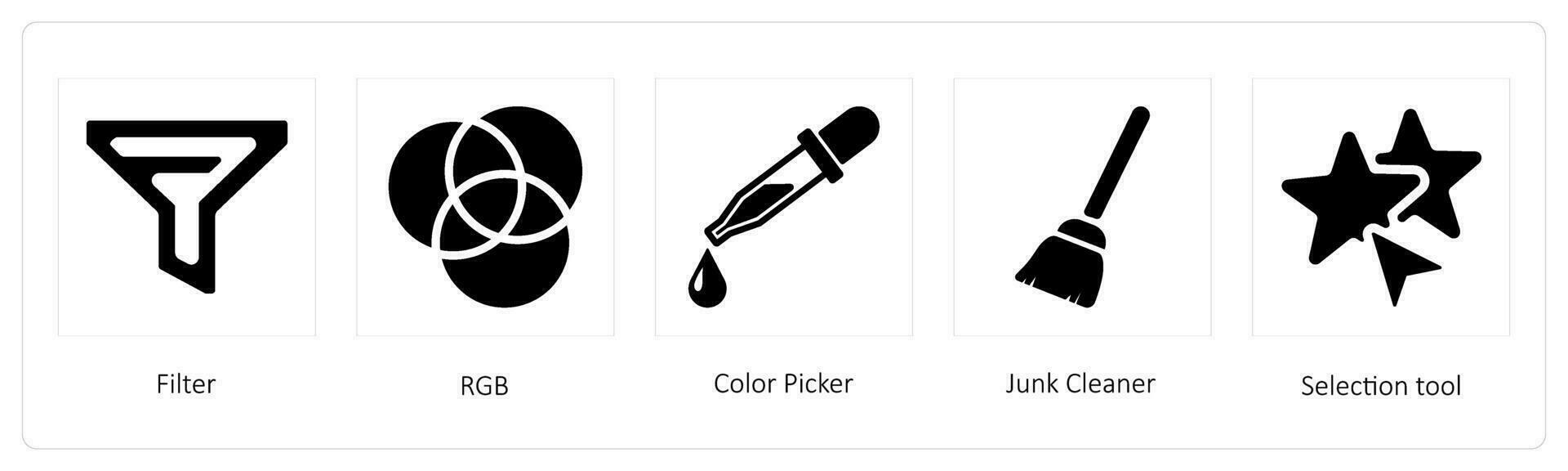 filter, RGB, kleur picker vector