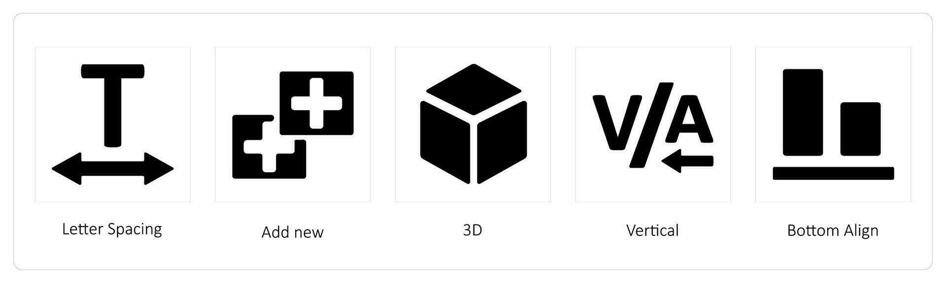 brief spatiëring, toevoegen nieuwe, 3d vector