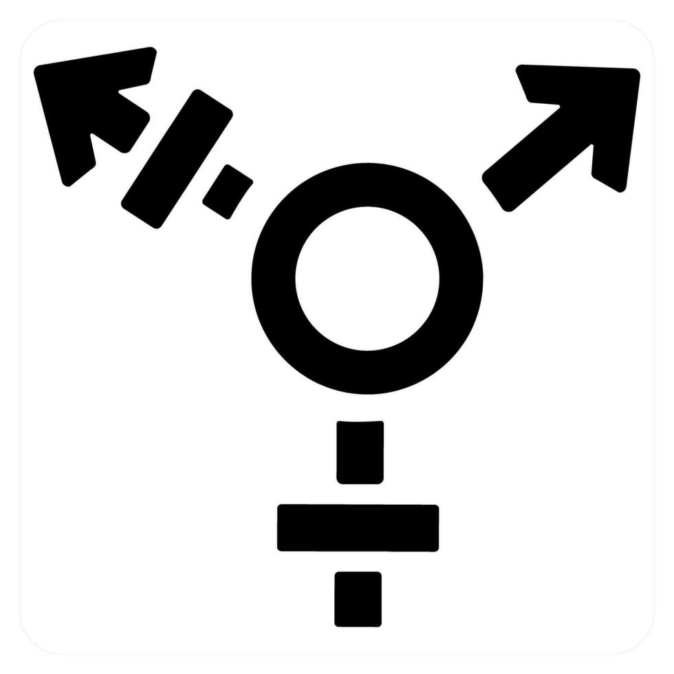 geslacht en symbool icoon concept vector