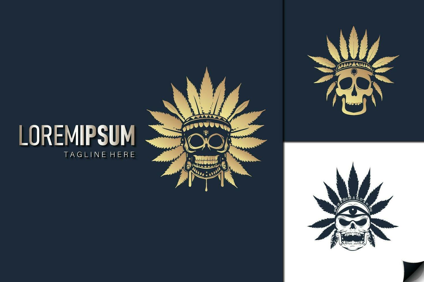 gouden logo reeks ontwerp vector