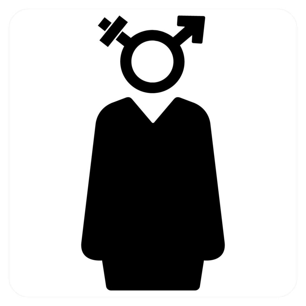 mannetje en geslacht icoon concept vector