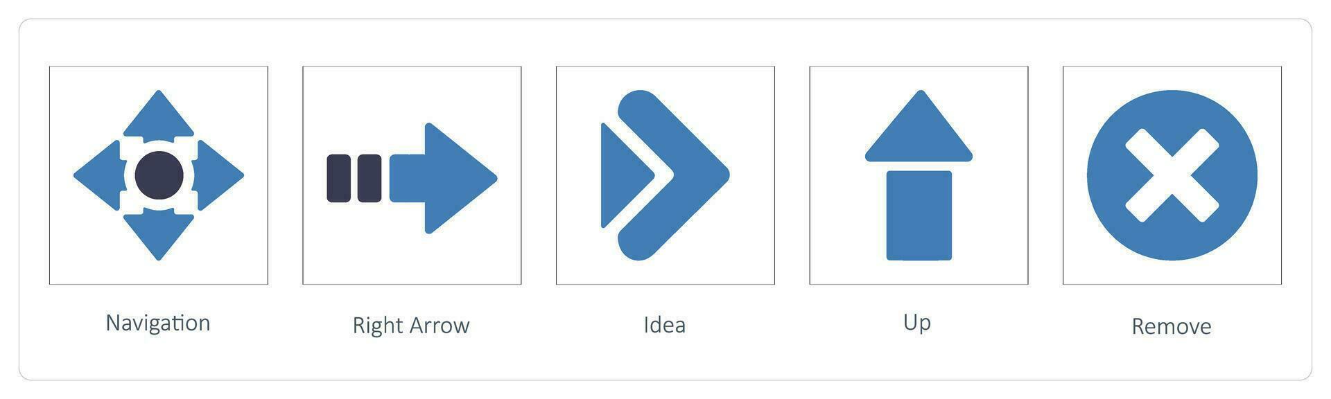 navigatie, Rechtsaf pijl vector