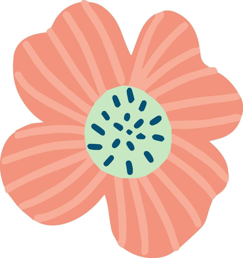 helder bloemen clip art geïsoleerd vector