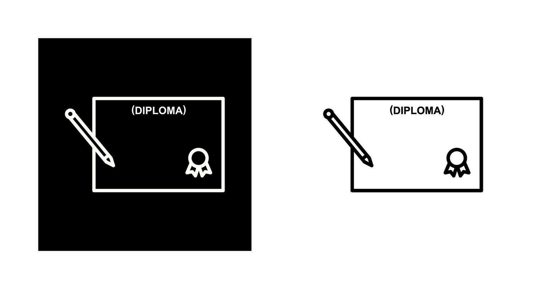 diploma vector pictogram